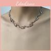 Модное волнистое ожерелье из цинкового сплава, стильный хип-хоп аксессуар для всех