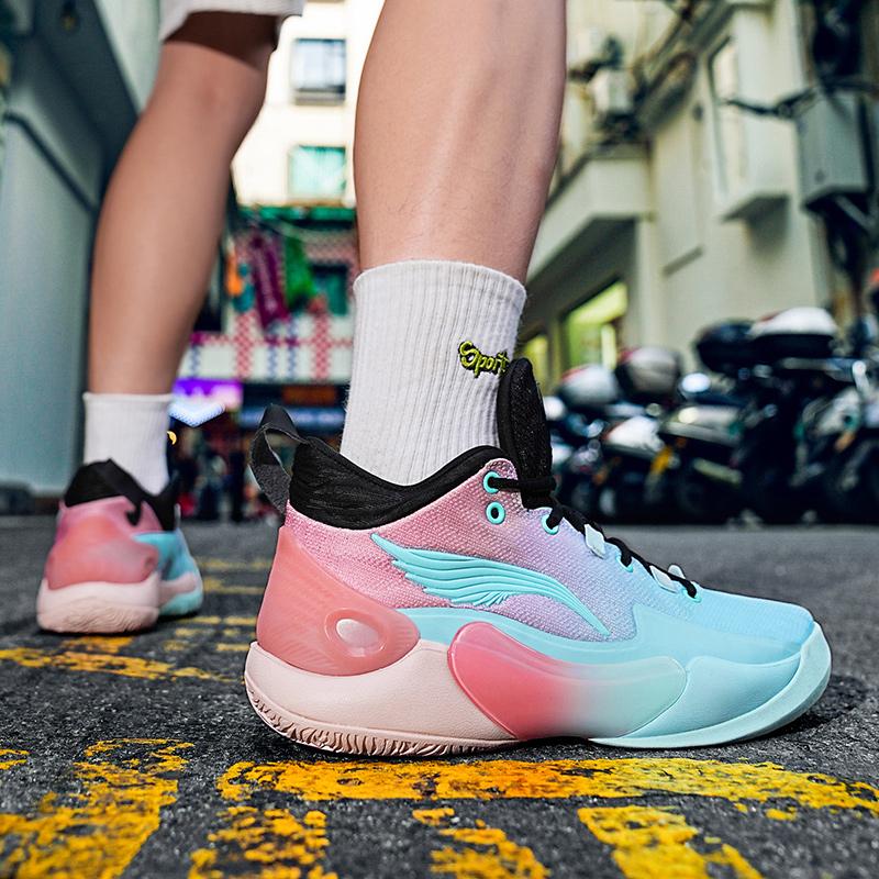 Противоскользящие профессиональные боевые баскетбольные кроссовки, новые молодежные студенческие противоскользящие дышащие амортизирующие спортивные кроссовки