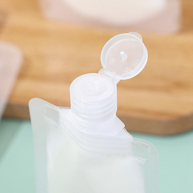 30/50/100 мл Дорожная сумка для хранения шампуня Сумка для хранения шампуня Жидкий косметический чехол Многоразовый герметичный многоразовый чехол