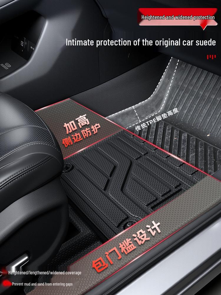 Совместимые коврики из ТПЭ для Geely Boyue L 2025 года - Полный комплект для салона