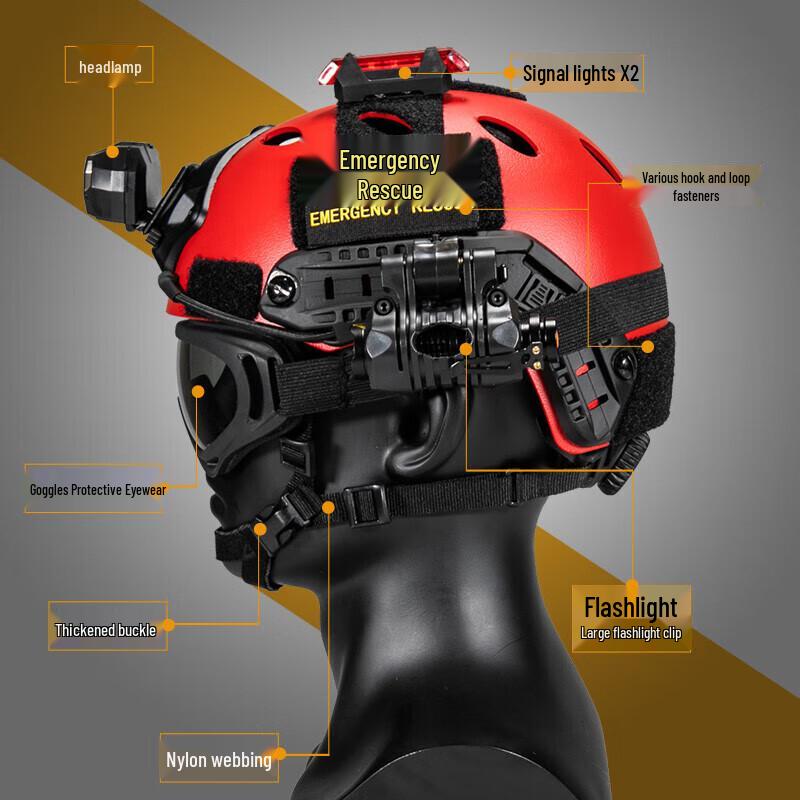 Yunqin Lightweight Tactical & Rescue Safety Helmet