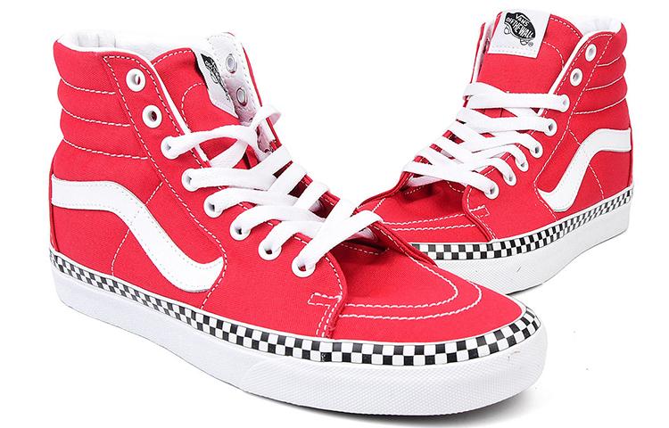 Vans SK8 Hi Клетка Foxing - Racing Red VN0A38GEVS5