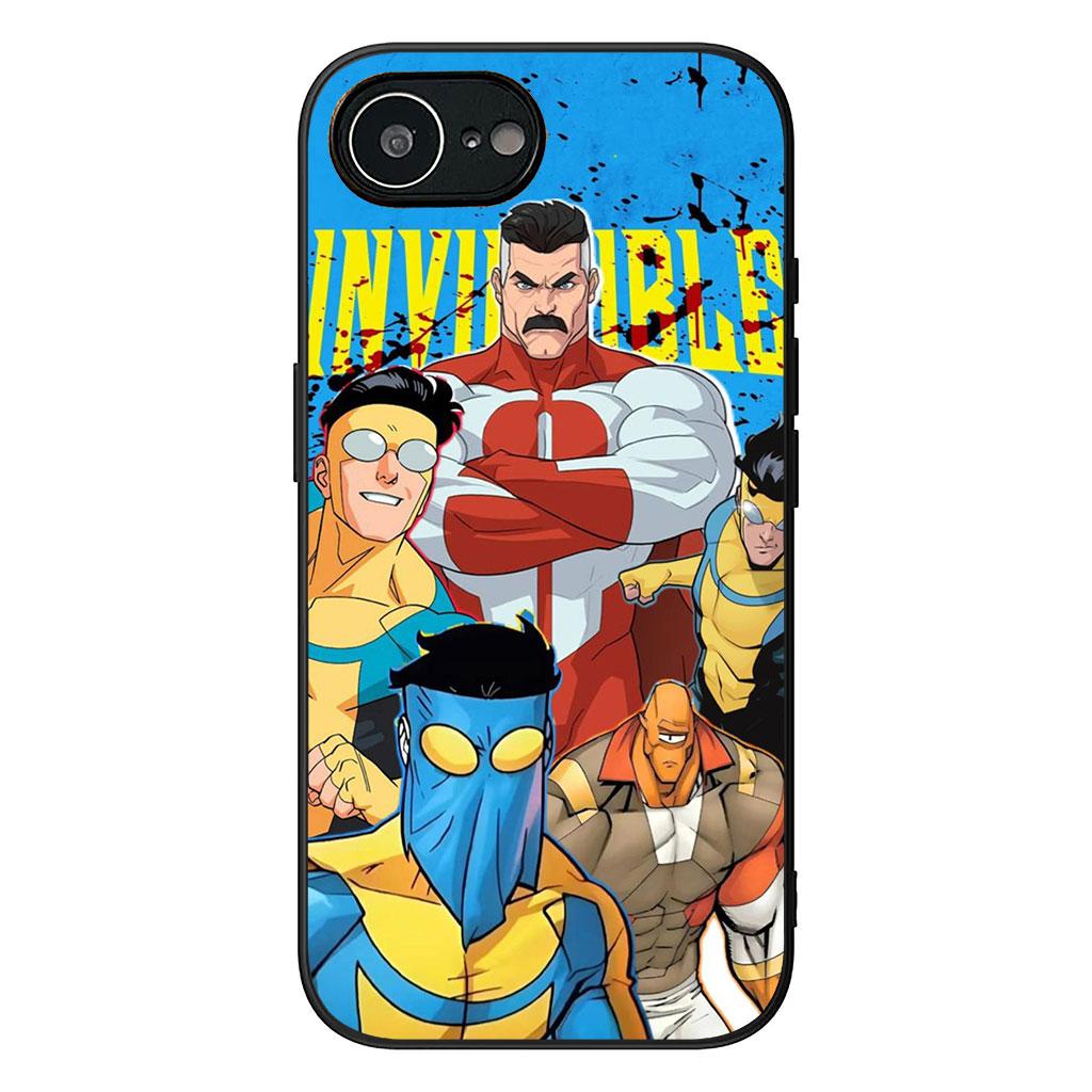 Чехол-постер I-Invincibles для телефона Apple iPhone 17 16 Plus 13 12 Pro Max Mini X XR ProMax 16E 15+ 16Plus Air Case