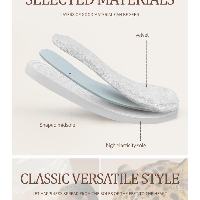 Plush Slippers, Autumn and Winter Home, Indoor Cotton Slippers, Warm Thick Bottom Plush Slippers