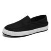 Модная мужская повседневная обувь, мокасины, дышащие туфли на плоской подошве из парусины, 2024, удобные кроссовки для отдыха, вождения, ходьбы, молодежная обувь для мужчин
