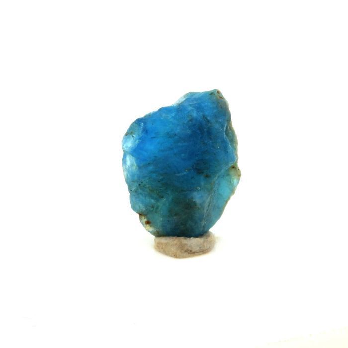 Pierres et Minéraux. Apatite bleu neon. 1.86 ct. Betroka, Anosy, Madagascar.