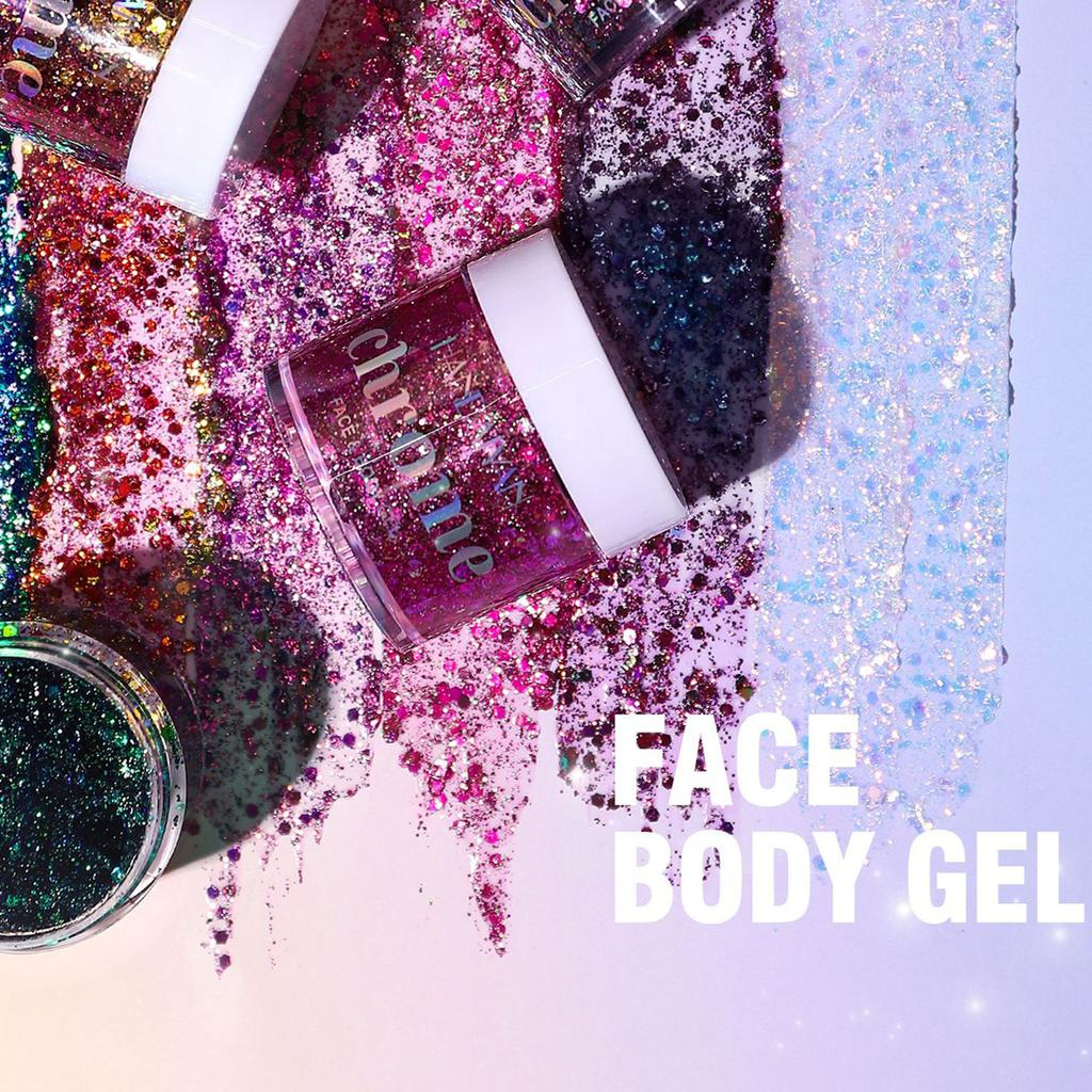 Гелевые тени для век, меняющие цвет, блестящие тени для век, патчи для лица и тела, блестящий сценический макияж, многофункциональный блестящий гель