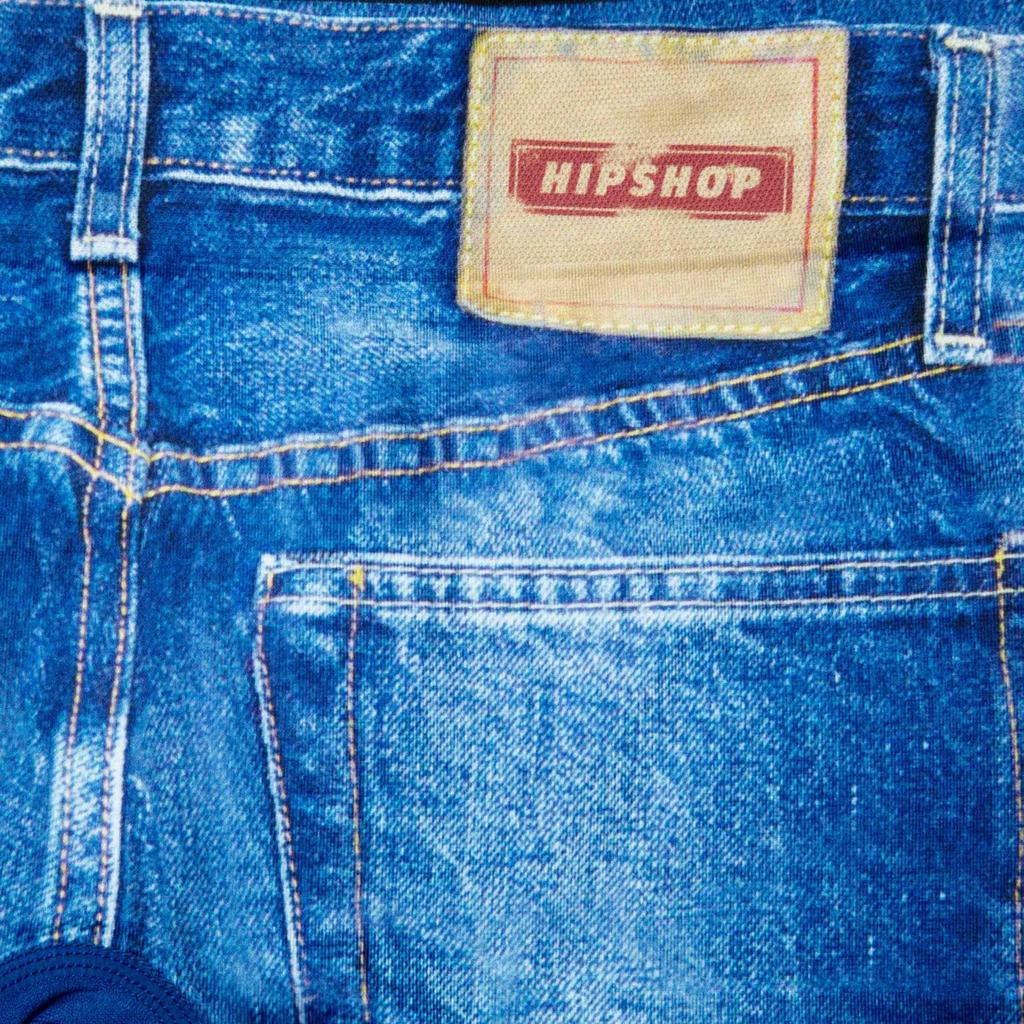 Hip Shop Men's Denim (Used Indigo) Polyester Boxer Briefs HE8241A107