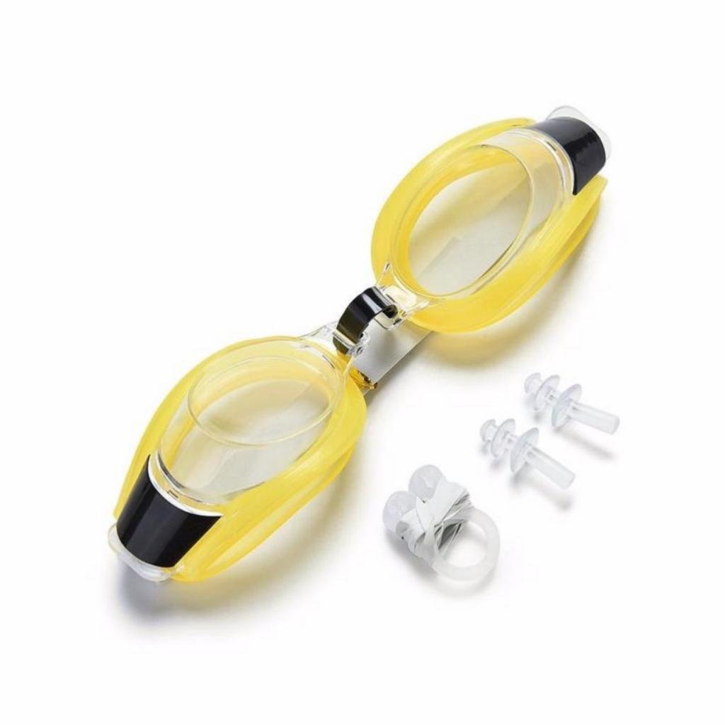 Обычные плавательные очки для взрослых, летние очки для дайвинга, пластиковые резиновые очки и беруши