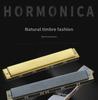 Chimei 28-Hole Wide Range Polyphonic C Harmonica for Beginners & Professionals