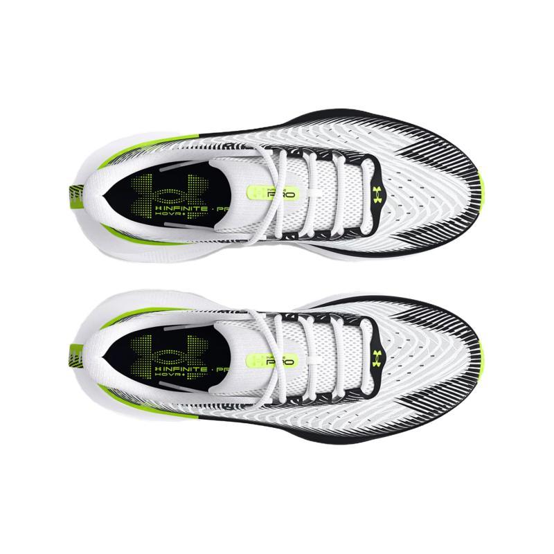 Under Armour Infinite Pro Нескользящие, Износостойкие, Дышащие Кроссовки с низким верхом для бега Мужские Белые Черные Кроссовки 3027190-103