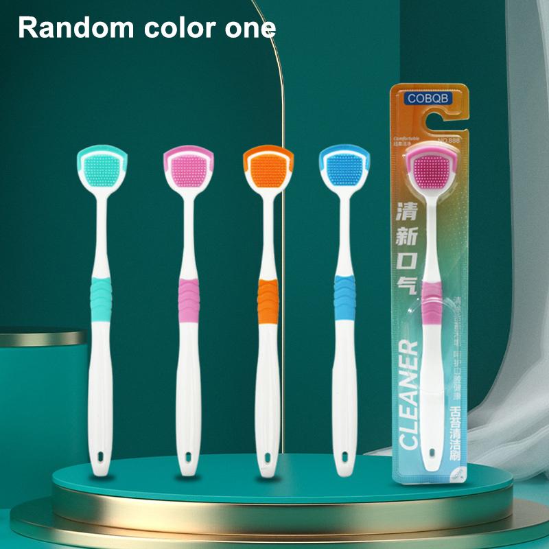 1 шт. скребок для языка, уменьшает неприятный запах изо рта для ухода за полостью рта, очистители языка, инструменты для чистки языка для взрослых