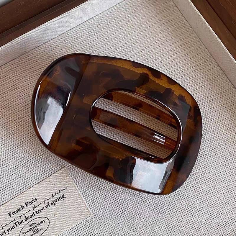 Корейская ретро большая заколка-краб для густых волос - Заколка-краб для волос высокого класса для прически пучок 2025