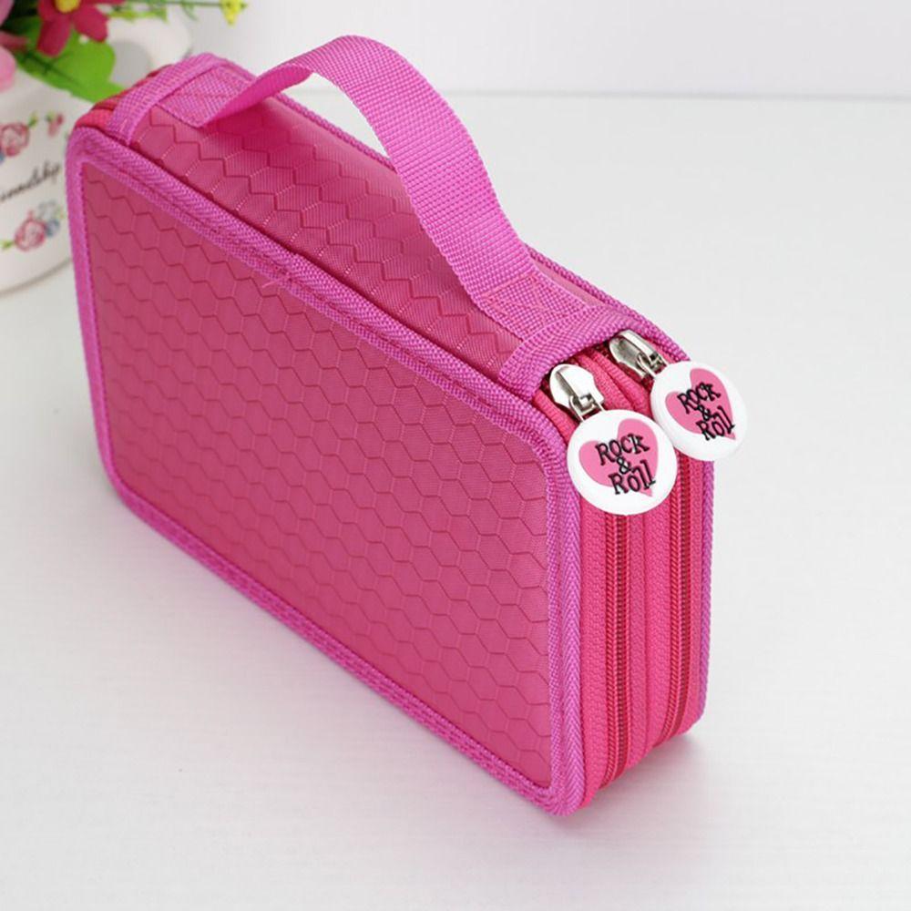 Polyester Pencil Pouch 32-Holes Pen Bag High Quality Pencil Box