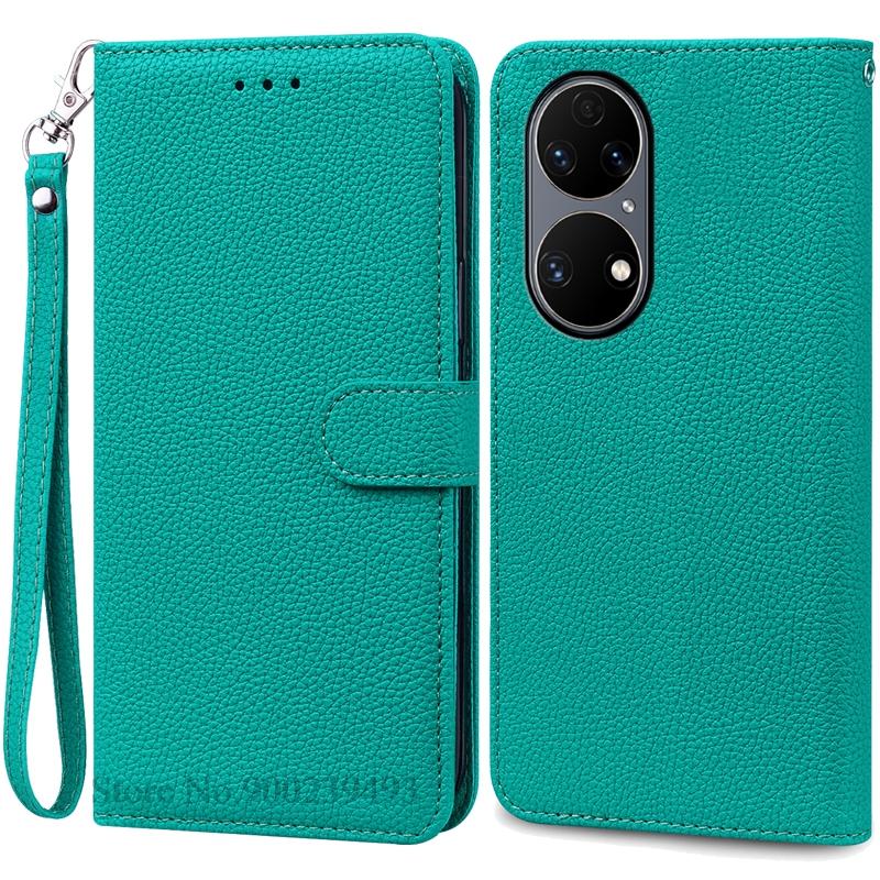 Чехол P50 P 50 Pro для Huawei P50, кожаный чехол-кошелек, флип-чехол для Huawei P50 Pro, мягкий силиконовый чехол, чехол Fundas Shell