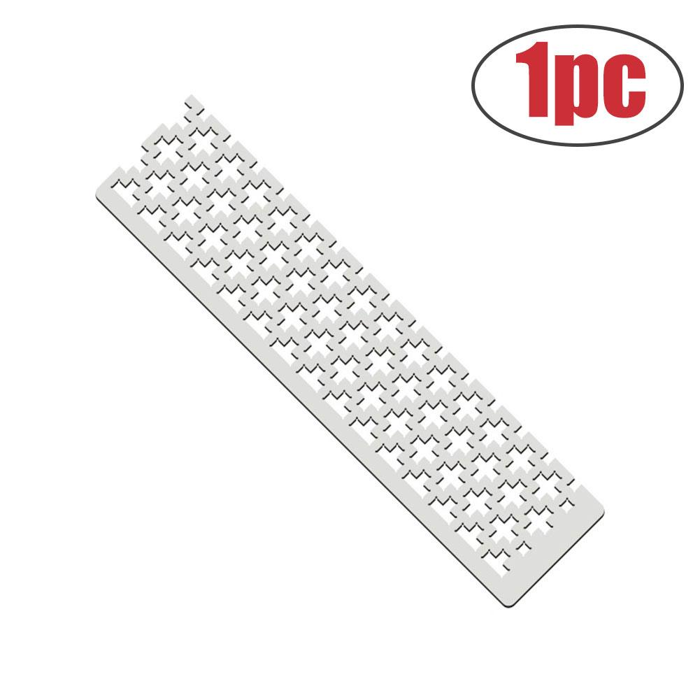 Diamond Painting Drill Cross Stitch Ruler Stainless Steel DIY Diamond Painting Tools Drawing Ruler Square Round Drill Tool