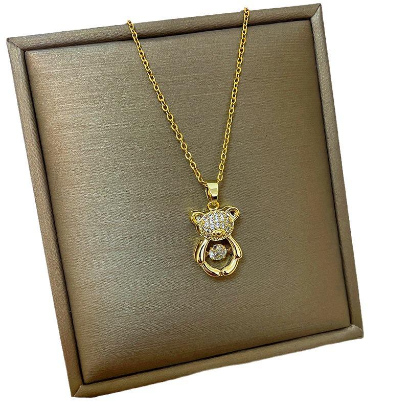 Позолоченная медь 18 карат, цепочка на ключицу с дизайном абака, тыквы-горлянки и лебедя.