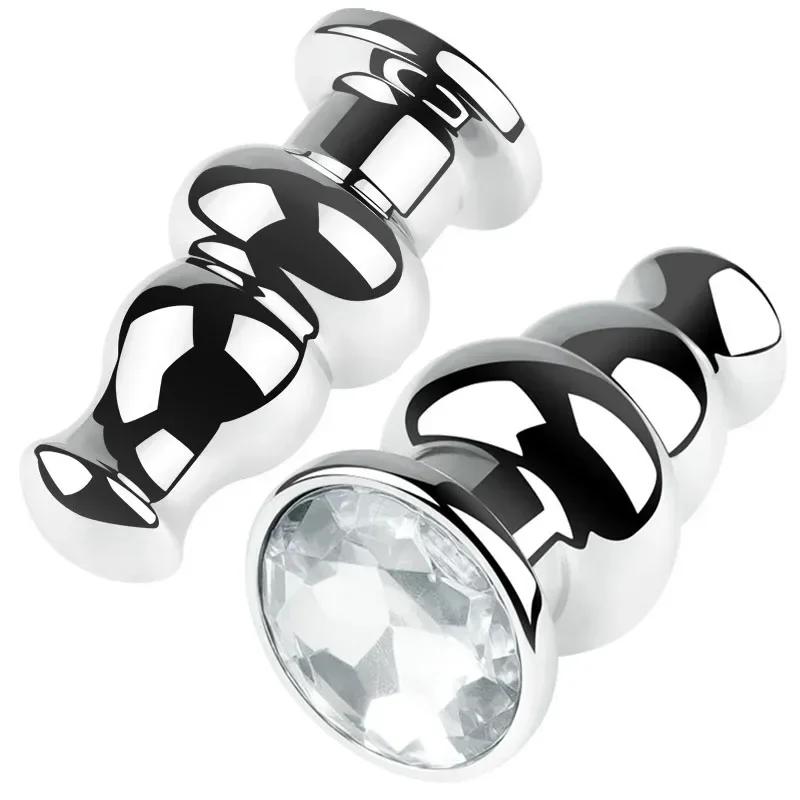 Анальная пробка Секс-игрушки Кристальное сердце Гладкая сталь Аннальный Экстрим Ягодицы Батплаг для женщины Массажер простаты Стимулятор Игрушки для взрослых Мужчина