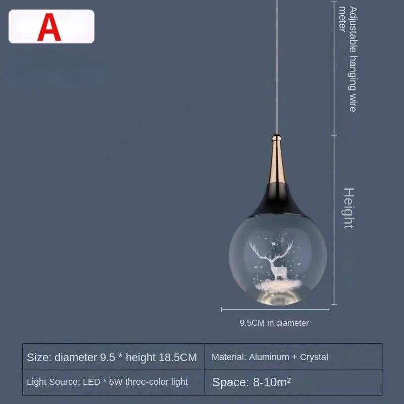 Прикроватная люстра для спальни, креативные светильники для гостиной, хрустальная люстра, минималистичная люстра для гостиной, столовой