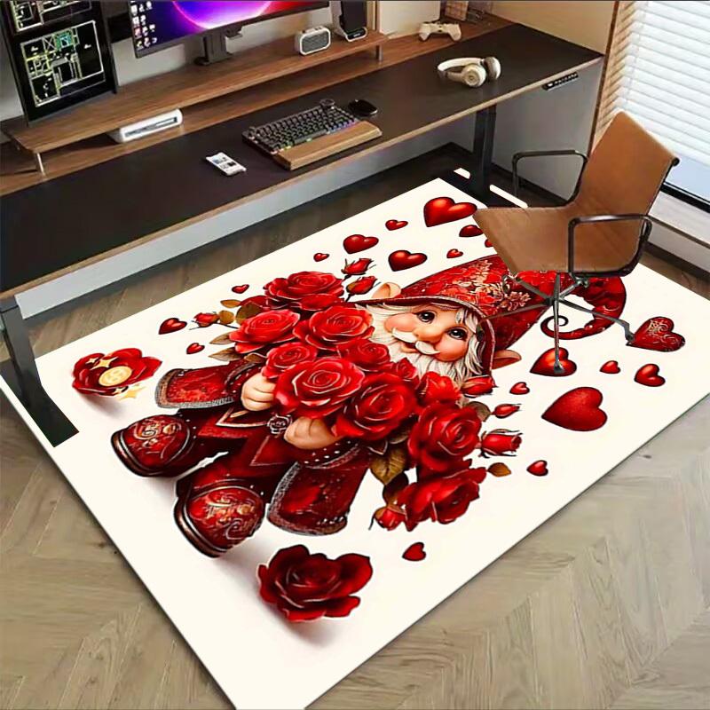 1PC dwarfs Non-Slip Floor carpet, suitable for Office, bedroomand playrooms. It can also be used as a sofa footrest cover-T14