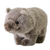 SunLemon Fluffies Small Wombat Plush Toy, 9 x 18 x 11.5 cm, Cute Rare Animal Series, P-1413