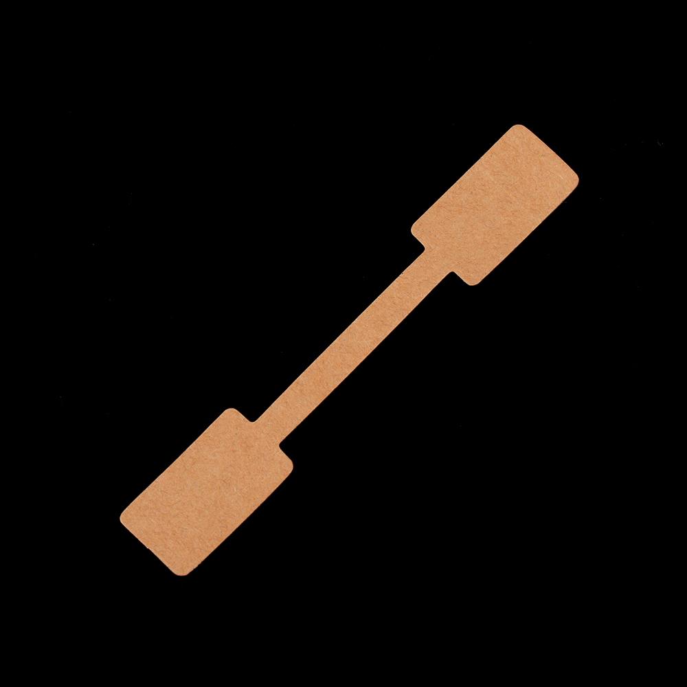 Paper Blank Card Self-adhesive Stickers Bracelet Hangtags Necklace Ring Tags Jewelry Price Labels