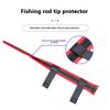 Portable Foldable Fishing Rod Tip Protective Cover Fishing Rod Tip Cover Cap Fishing Rod Protective Sleeve for Fishing Rod