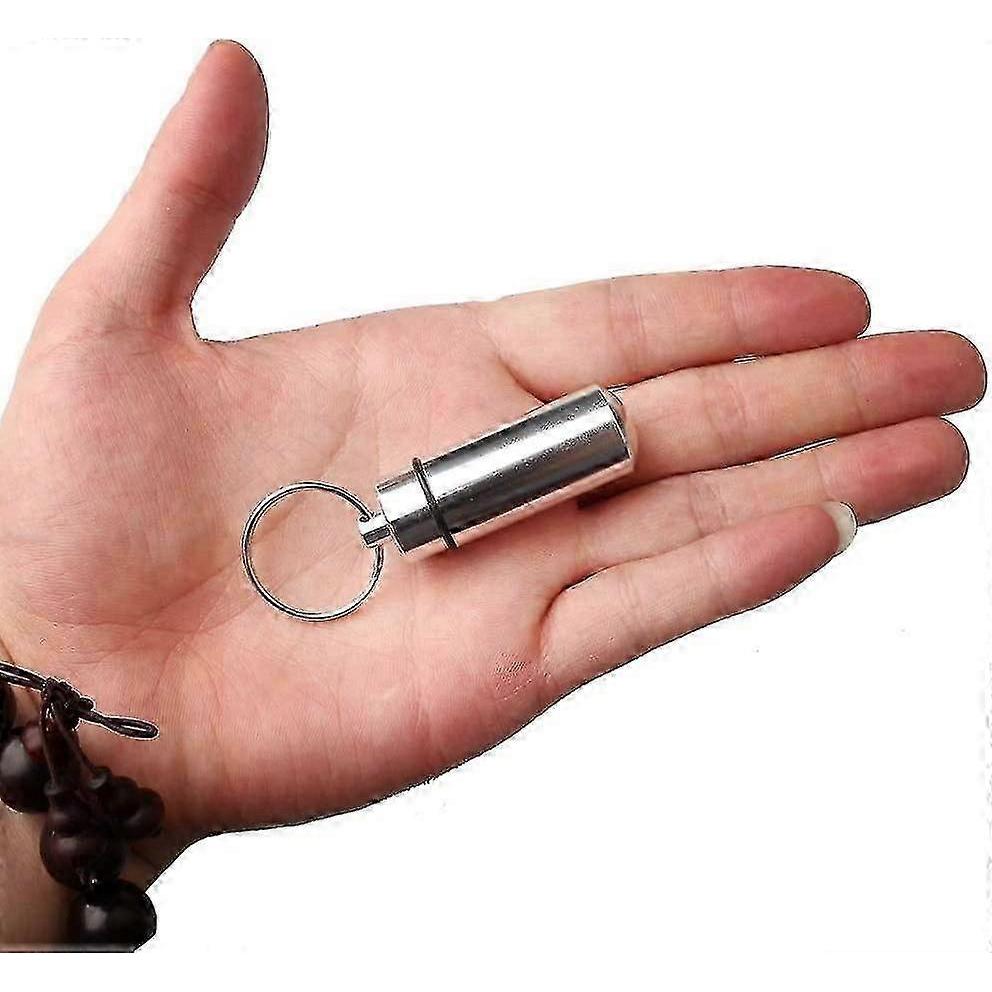 3 Pcs Pill Box Keychain, Pill Box Keychain Outdoor Pill Box Keychain Pill Box