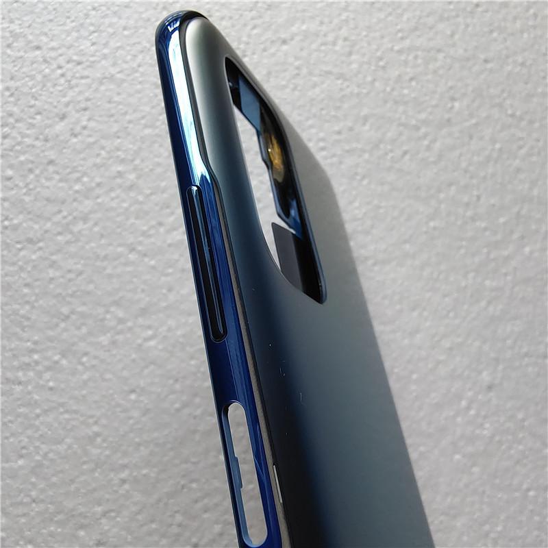 Полный корпус для Xiaomi Redmi Note 10S Задняя крышка аккумулятора Задняя средняя рамка + Кнопка громкости + Стекло камеры + Лоток для SIM-карты