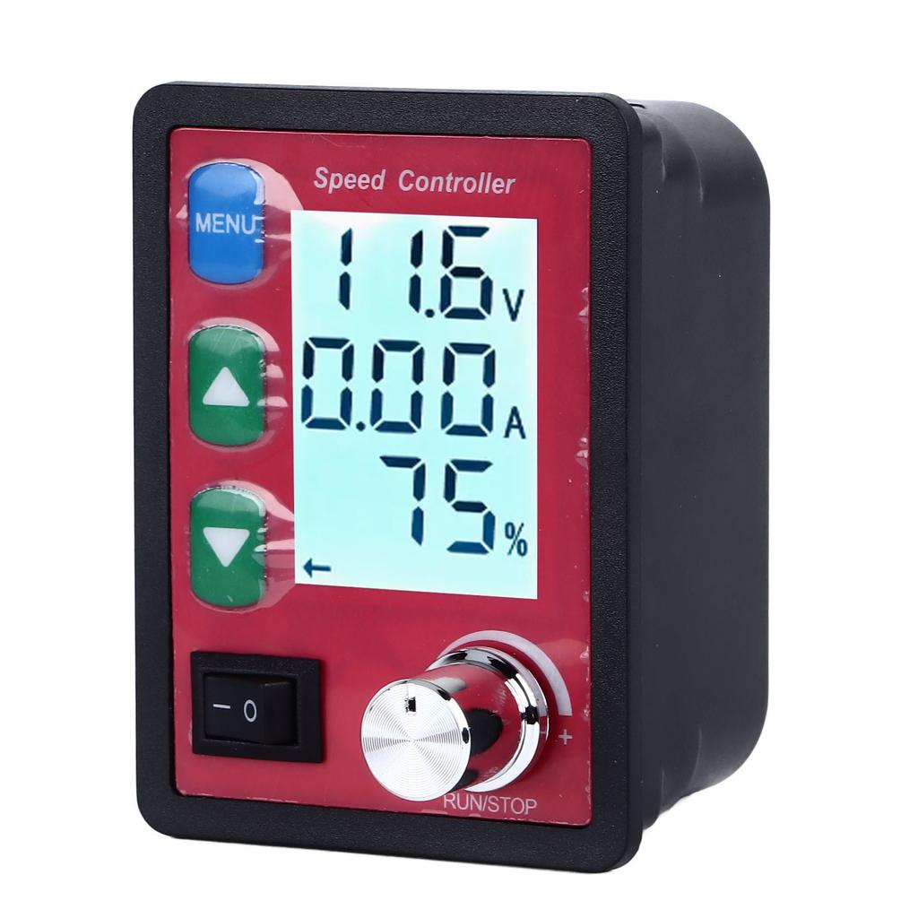 Motor Speed Controller 15A LCD Display Remote Control Motor Driver Speed Regulator with Overload Preservation  6‑55V