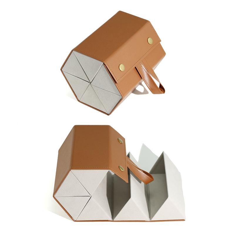 Многофункциональная шкатулка для хранения очков, складная многослойная подарочная коробка, ручная работа, домашняя коробка для хранения очков, чехол для очков