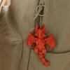 3D Printed Pterosaur Keyring Color Gradient Articulated Pendant Dragon Keychain  Bag Decoration