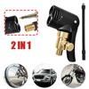 2-in-1 Tire Air Pump Nozzle Deflated Inflatable Pump Connector Car/Bike/Motorcycle