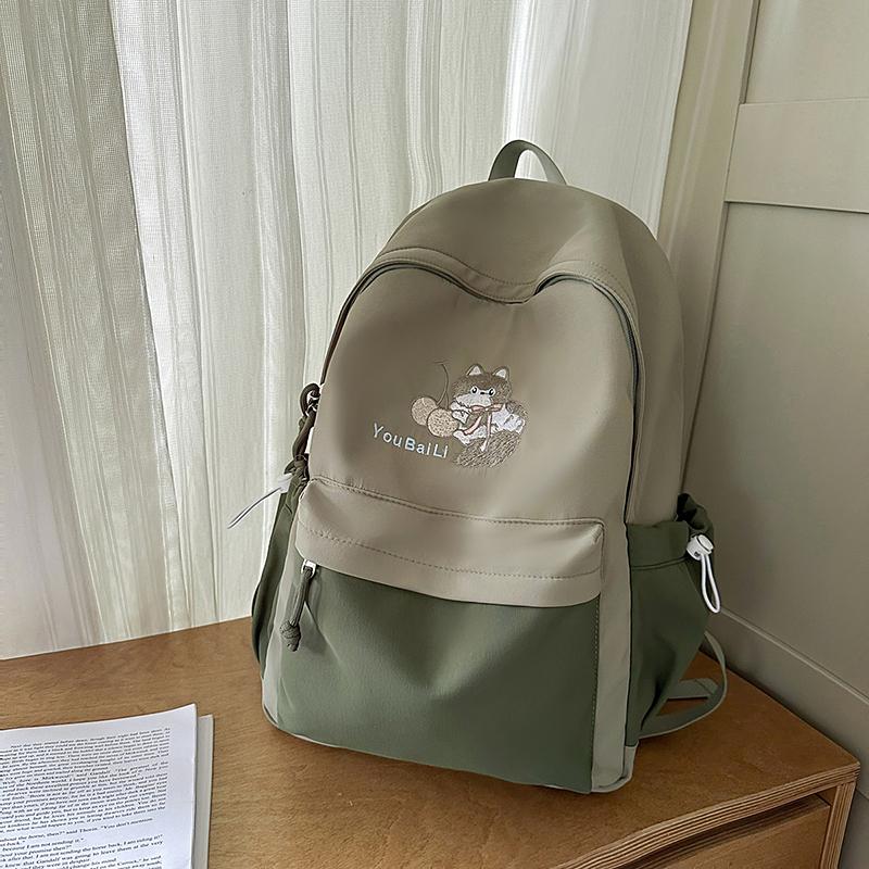 Рюкзак контрастного цвета, студенческий школьный рюкзак, детский мультяшный рюкзак