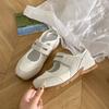 Popular Retro Flat Bottom Inner Height Increase Mary Jane Shoes Women's 2025 New Summer Skirt Versatile Light Mouth Single Shoes