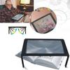 4 LED Light Reading 3X Magnifier Full Page a4 LED Magnifying Glass  for Reading Sewing Knitting