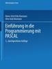 Книга Einfuhrung In Die Programmierung Mit PASCAL