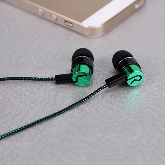 Bass Stereo In-Ear Earphone Wired Headphone Earbud Metal Headset for Phone PC
