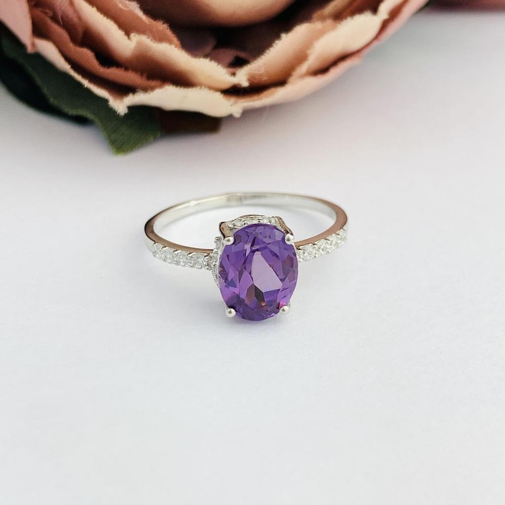 Серебряное кольцо с александритом 4.65ct (2098638)