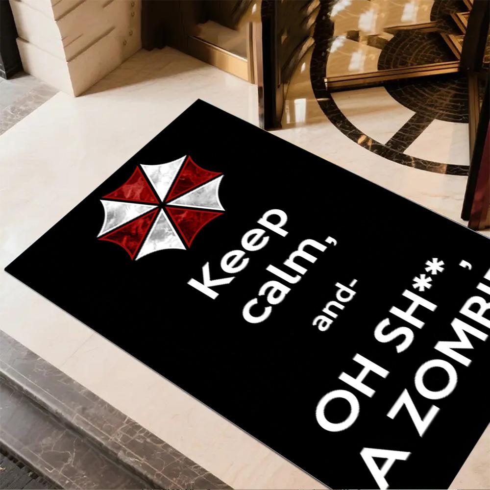 Resident Evil: Umbrella Siege Carpet Suitable for Decorate room Game Room Dormitory Outdoor Antislip Carpet Anime Office Decor