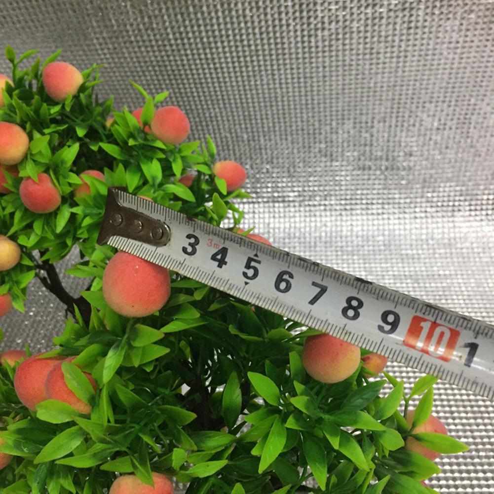 Искусственный персик в горшке