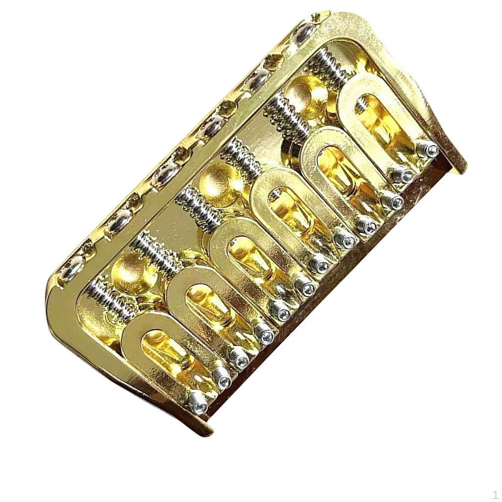 Alloy Guitar Fixed Hardtail Bridge,Guitar Tailpiece Replacement,Electric Bridge