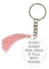 Key Chain For BFF Engraved Acrylic Key Holder Housewarming Gift