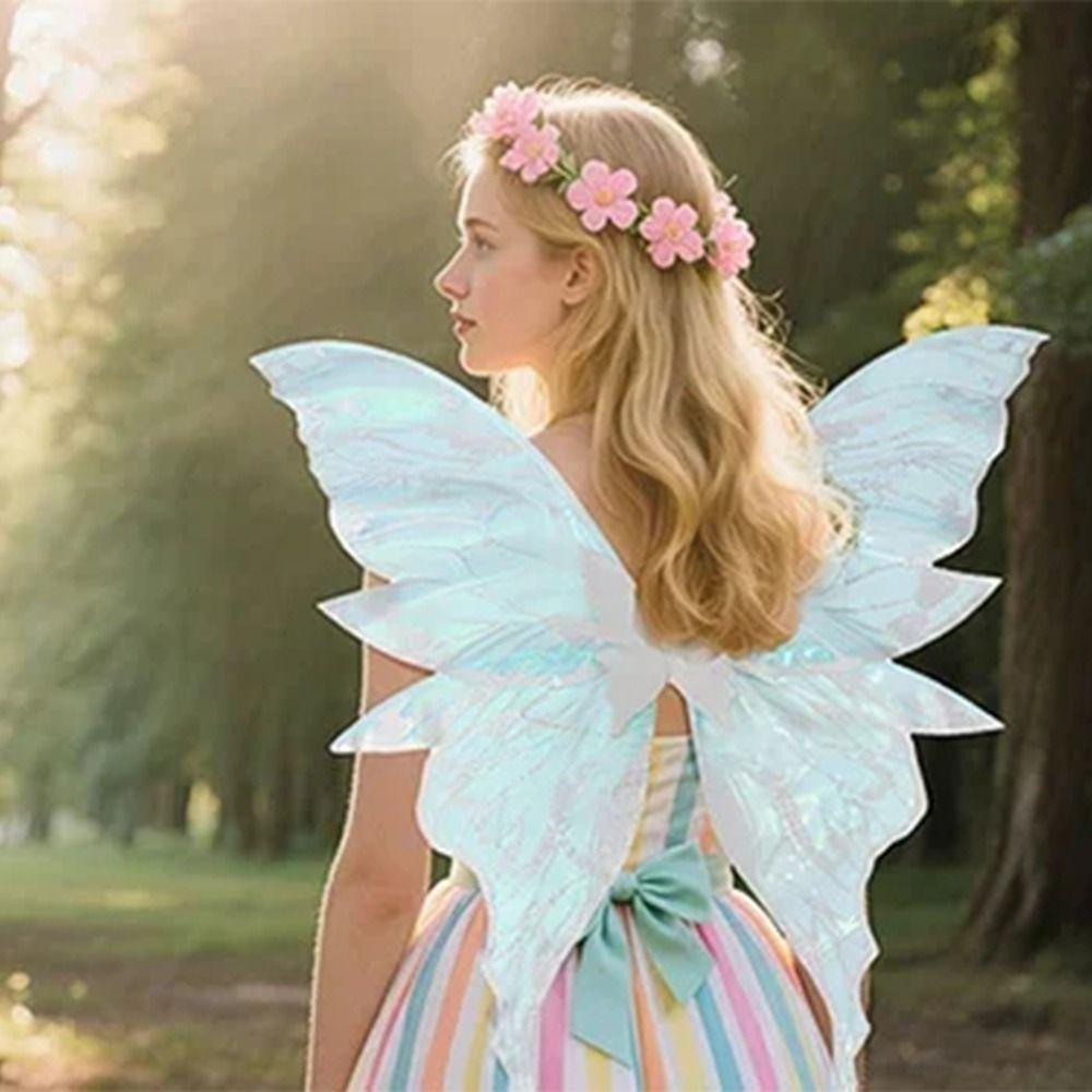 Fluttering Wings Fairy Costume Wing Set Lightweight Dress Up Wings Set  Cosplay Costumes
