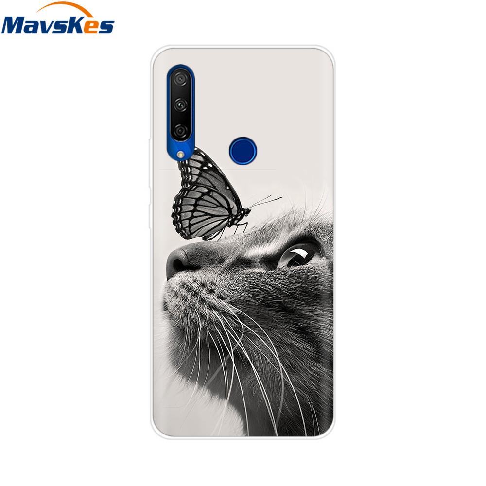 Крашеный чехол для Alcatel 1S 2020 5028Y 5028D Чехол Мягкий силиконовый чехол TPU Funda для Alcatel 1S 2020 Чехол Обложка Etui Бампер Coque