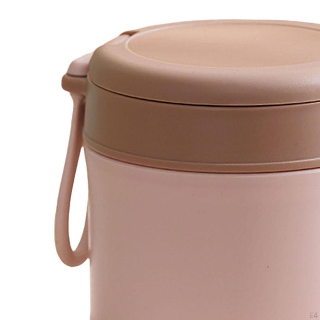 Food Jar for Soup with Folding Spoon And Lids, Ideal Lunch On The Go