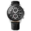 Mondo Solar Solar Chronograph Sapphire Glass Black Dial Black [Angel Clover] Men's NMOS44SBBK-BK