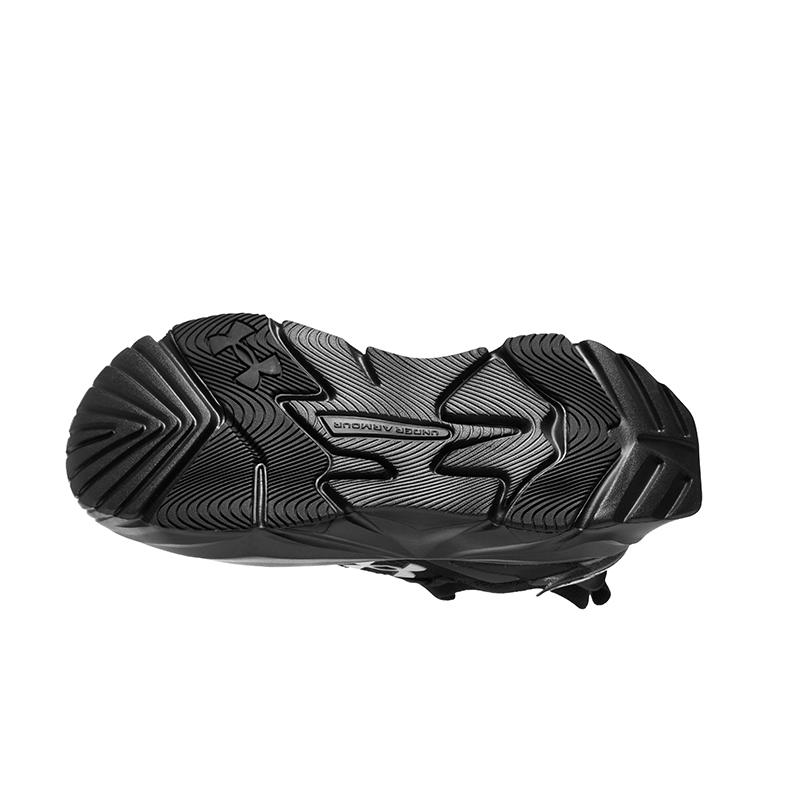 Under Armour Уличные кроссовки с эффектом отскока, дышащие, удобные, универсальные, прочные, низкие, для хайкинга, унисекс, черные 5138019-0033