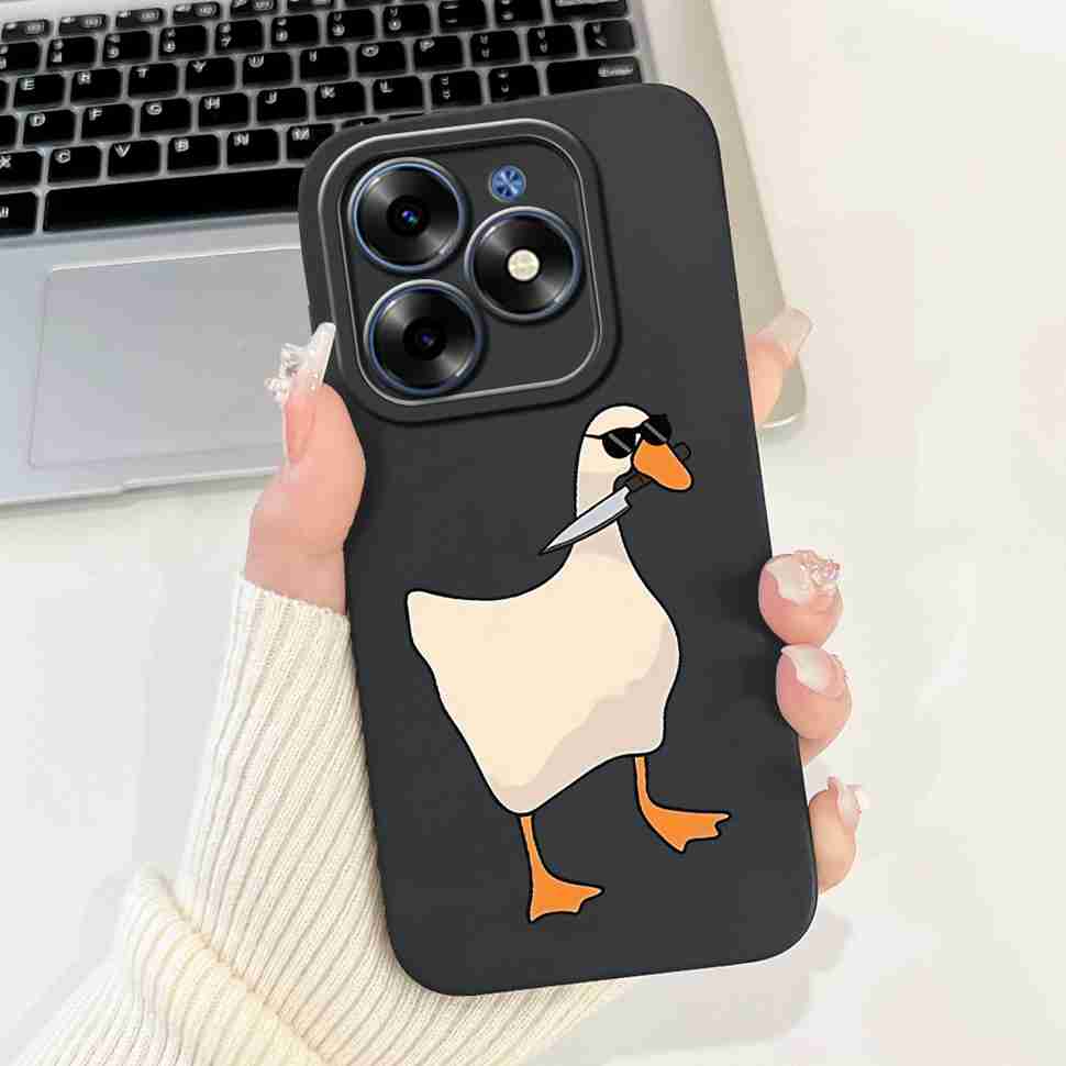 Silicone Casing For Tecno Spark Go 2024 BG6 Cases Soft Shell New Fashion Animal Phone Cover For Tecno SparkGo 2024 Bumper