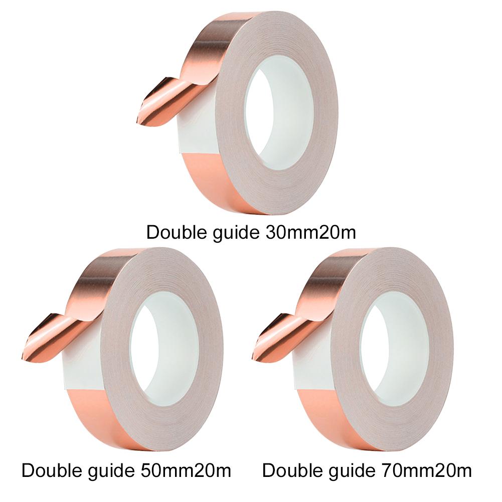 30/50/70 см медная фольга клейкая лента односторонняя проводящая улитка электромагнитное экранирование DIY цепи электрический ремонт ленты